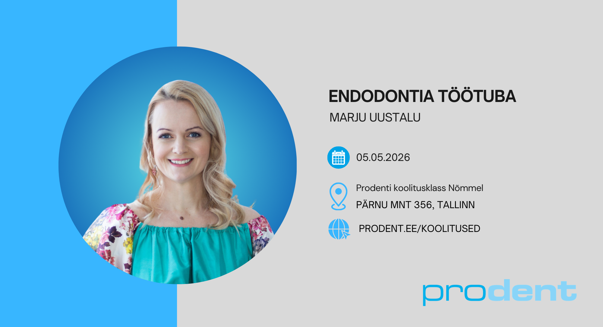 Tulekul: Praktiline endodontia-alane töötuba Marju Uustalu juhendamisel (Dentsply-Sirona)